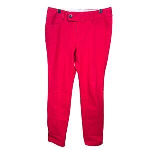 British India Traveller Size 7 Red Women Pants Skinny